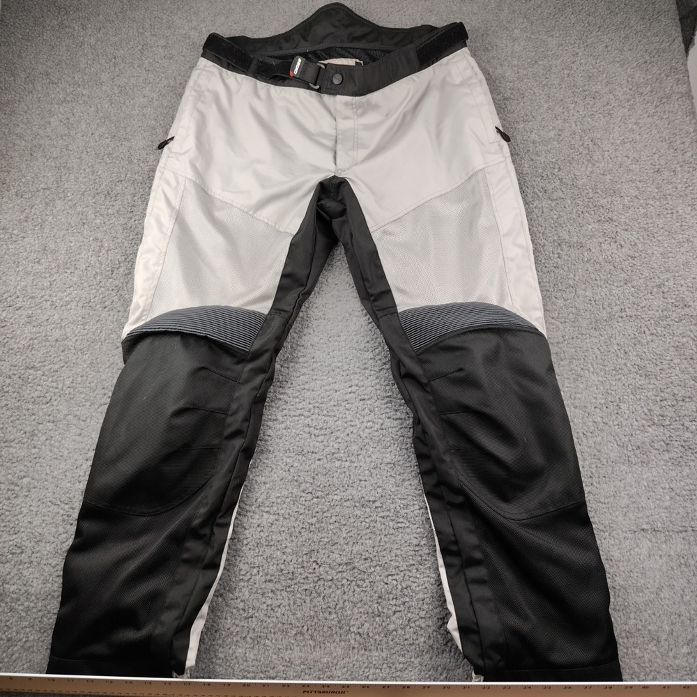 Sedici Marco Mesh Pant Mens XL ADV Series Grey Black Motorcycle EUC